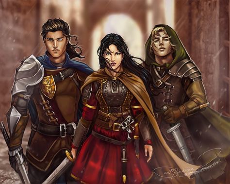 lia, kaden and rafe (art by @whimsicalillustration) the remnant chronicles by mary e. pearson Kiss Of Deception, Mary E Pearson, The Remnant Chronicles, Mary I, The Kiss, World Of Books, Ya Books, High Fantasy, Art Memes