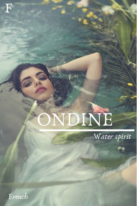 Mystical Names, Water Names, Fantasy Character Names, Female Character Names, Meaningful Names, Best Character Names, Water Spirit, Fantasy Names, Aesthetic Names