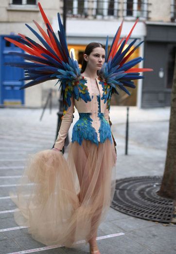 Bird Costume, Mode Editorials, Couture Mode, Fashion Costume, Fantasy Fashion, Mode Inspiration, Fashion Details, Costume Design, A Dress