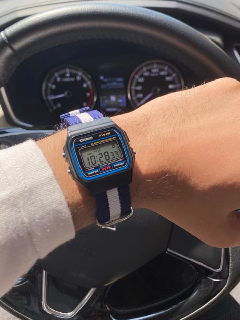 Casio F91W with nato strap! Casio F91w Nato Strap, Casio Nato Strap, Casio F91w, Dressing Ideas, Website Ideas, Nato Strap, Boyfriend Pictures, Cool Watches, Iphone