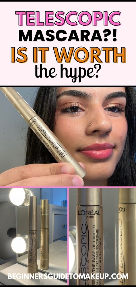 The internet is certainly good at one thing, and that’s hyping up a product! Today I will be reviewing one that I’ve read about thousands of times over the past few years and that’s the Telescopic Mascara by Loreal. Let’s get into it, and see if this product is really worth the hype or not. Loreal Telescopic Mascara, Loreal Mascara, Telescopic Mascara, Viral Makeup, Mascara Review, The Hype, Loreal Paris, Beginners Guide, The Internet