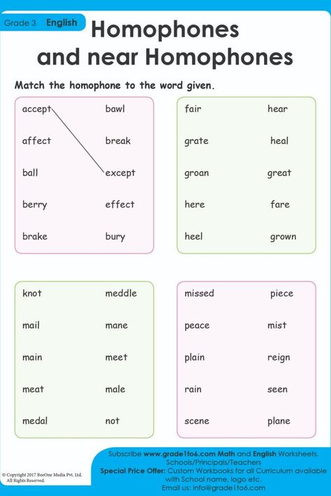 Homophones Examples, English Worksheets For Grade 1, Grade School Activities, Homophones Worksheets, Homophones Words, Basic Drawing For Kids, Worksheets For Grade 1, Free English Worksheets, Reading Comprehension For Kids