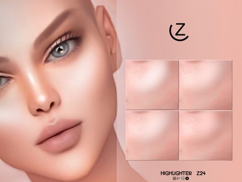 Makeup Cc, Sims 4 Cc Makeup, Sims 4 Cc Skin, Sims Games, Sims 4 Cc Furniture, Sims Hair, Sims 1, Highlighter Makeup, Ts4 Cc