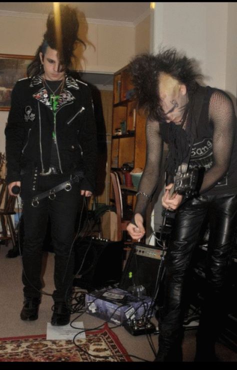 Deathrock Fashion, Spikes Fashion, Goth Bands, Trad Goth, Goth Style, Leather Jeans, Punk Goth, Goth Fashion, Black Metal