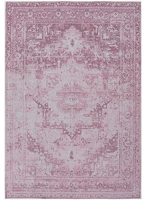 with Non Slip Backing for Living Room, Bedroom, Bathroom, Kitchen, Printed Persian Vintage Home Decor, Floor Decoration Carpet Mat (Pink, 7'10" x 10') Y2k Stickers, 8x10 Area Rug, Home Must Haves, Floor Decoration, Persian Vintage, Dorm Living, Printed Rug, Washable Area Rug, Carpet Mat