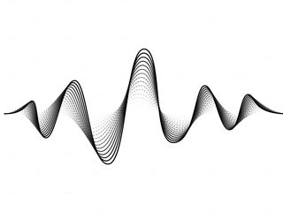 Sound wave vector background. Audio by Татьяна Заец on Dribbble Music Wave Tattoo, Sound Visualization Design, Sound Waves Tattoo, Sound Graphic Design, Sound Frequency Waves, Rhythm Illustration, Frequency Tattoo, Sound Wave Logo, Tom Tattoo