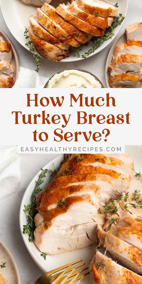 How Much Turkey, Dinner Sunday, Herb Turkey, Oven Roasted Turkey, Turkey Breast Recipe, Roast Turkey Breast, Easy Turkey, Turkey Dinner, Cooking Turkey