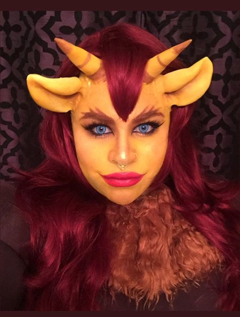 Connie the Monstress from Big Mouth Hormone Monstress, Hormone Monster, Lovely Drawings, Monster Makeup, Monster Costumes, Cosplay Inspiration, Halloween Spooktacular, Anime Expo, Sfx Makeup