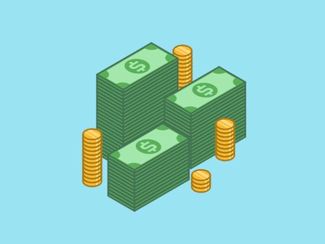 Paper, coins.  Made & animated in Cinema 4D Money Animation Gif, Gif Money, Money Animation, Manage Finances, Mind Map Design, Money Icons, Art Therapist, Managing Finances, Career Options