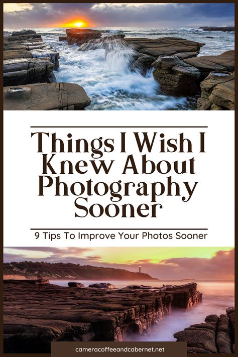 The only true way to improve your photography is practice, study, fail and practise more. However, here are nine things that I wish I would have learned sooner. Photography Ideas | Photography | Landscape Photography | Photography Tips | Photography 101 | Photography Inspiration |Road Trips | Travel Inspiration |Travel Photography | Photography Resources Beginning Photography, Photography Freebies, Camera Basics, Basic Photography, Manual Photography, Improve Photography, Photography Training, Digital Photography Lessons, Composite Photography