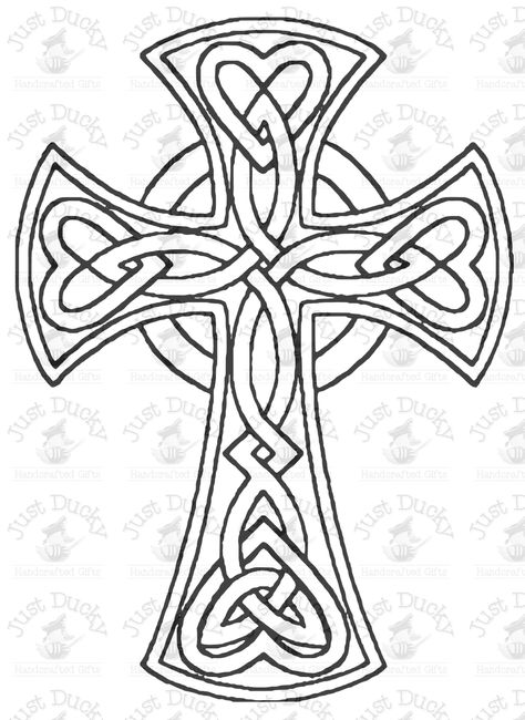 Celtic Cross Drawing, Celtic Drawings, Mutterschaft Tattoos, Celtic Coloring, Cross Coloring Page, Cross Drawing, Celtic Cross Tattoos, Tattoo Outline Drawing, Scroll Saw Patterns Free