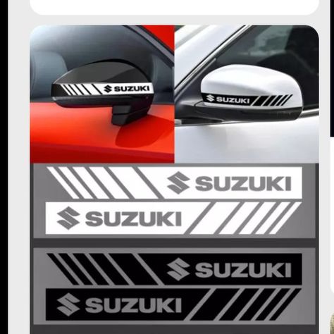 Car Sticker Ideas, Bike Sticker, Car Brands Logos, Suzuki Cars, Car Sticker Design, Skull Art Drawing, Bike Stickers, Car Wrap Design, Car Window Stickers