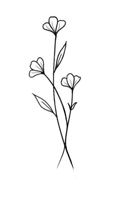 How To Draw Flowers Step By Step Easy, How To Draw Simple Flowers, Easy Flower Bouquet Drawing, Simple Flower Sketch, Desenhos Fáceis A Lapis, Embroidery Challenge, Small Flower Drawings, Doodle For Beginners, Flower Bouquet Drawing