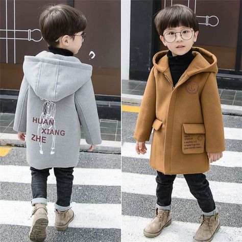 2023 Boys Wool Coat 2Color Long Jacket Autumn Winter Kids Windproof Coat Children Clothing Warm Boys Wool Coat Outerwear ABOUT THE SIZE: 1.1 inch=2.54 cm. Please follow the size chart to select the size. Do not select directly to your habits. The size may have 2-3 cm differs due to manual measurement. 2. If you feel difficult to choose the size ,you can feel free to contact us, we will give you some suggestion, but it is for you reference only. COLOR DIFFERENCE: As we all know ,the different... Children Clothing, Winter Kids, Long Jacket, Long Coat, Wool Coat, Kids Boys, Latest Fashion Trends, 1 Inch, Autumn Winter