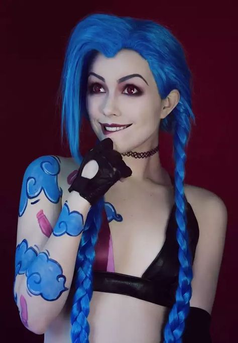 She can Jinx me anytime - Imgur Helen Stifler, Double Exposure Photoshop Action, Double Exposure Photoshop, Cosplay League Of Legends, Jinx Cosplay, Jessica Nigri, Photoshop Tips, Anime Cosplay, Double Exposure