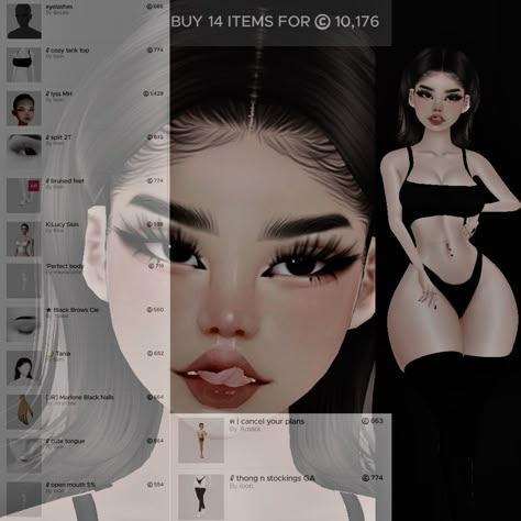 Imvu Face Ideas Tutorial, Imvu Cute Outfits, Imvu Heads And Skins, Imvu Avi Ideas Y2k, Imvu Bio Ideas, Imvu Body Scales, Imvu Heads Names, Imvu Clothes Ideas, Imvu Face Ideas