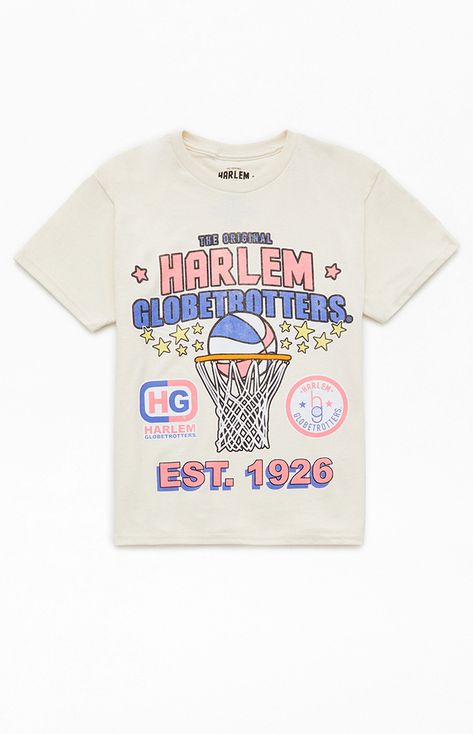 Kids Harlem Globetrotters T-Shirt Basketball Apparel, Dinosaur Clothes, School Swag, Basketball Tshirt, Add Kids, Harlem Globetrotters, Basketball Team, Kids Graphic Tees, Basketball Teams