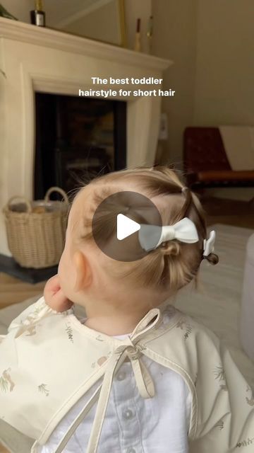 Dan Dean on Instagram: "How cute is this hairstyle, teeny tiny space buns at the back 😍. 

If I don’t do her hair she can look a little like CynTHEA from the Rugrats 😂. As always @clairesstores do the best hair ties 🙌🏼 #toddlerhairstyles" Tiny Space Buns, Best Hair Ties, Space Buns, Tiny Space, Hair Styler, Baby Shorts, Toddler Hair, Best Hair, Baby Hairstyles