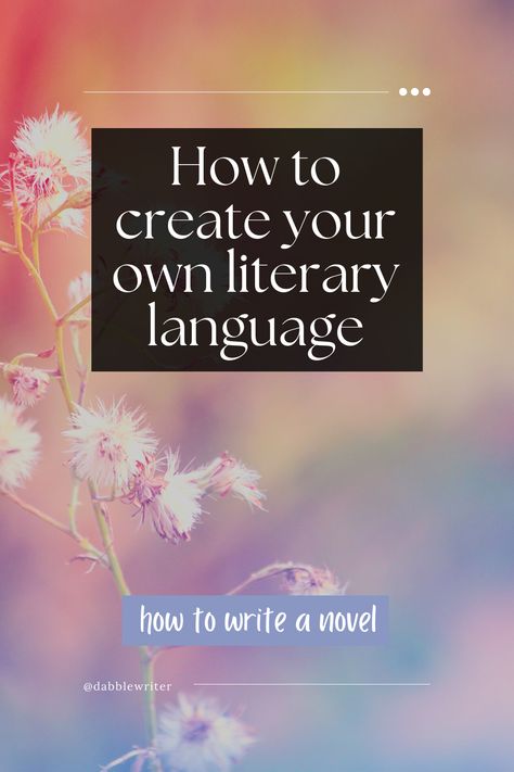 A conlang is a CONstructed LANGuage. Made popular by J.R.R. Tolkien and the creators of Star Trek, these languages are fully fabricated by true language artists. Elvish, Klingon, and Dothraki are the languages you have likely heard the most about, but there are quite a few conlangs out there. And today you will join those legendary language artists. Conlang Ideas, Constructed Language, Fictional Languages, Fiction Writing Tips, Character Questions, Character Motivation, Write A Novel, Writing Fiction, Own Language