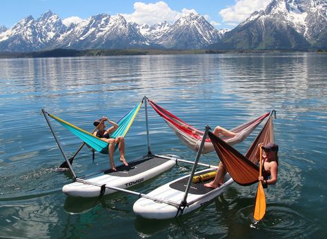 Hammock Frame, Camping Inspiration, Sup Yoga, Paddle Boat, Paddle Board, Summer Bucket Lists, Lake Life, Standup Paddle, Adventure Awaits