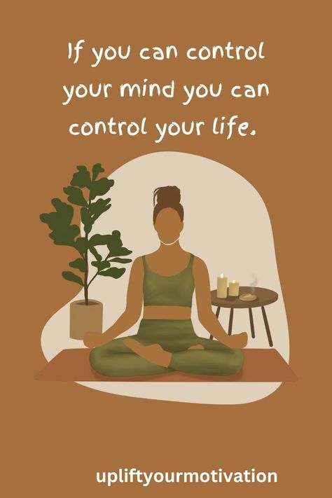 mindfulness, meditation, calm mind Control Your Mind Quotes, Control Your Mind, How To Control Emotions, Bad Thoughts, Motivational Stories, Achieving Goals, Self Image, Mind You, Unique Wallpaper