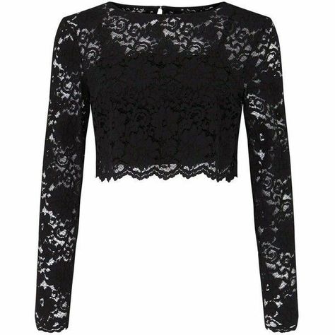 Lace Shirt Outfit, Long Sleeve Lace Crop Top, Long Sleeve Lace Shirt, Scalloped Shirt, Black Lace Shirt, Lace Long Sleeve Shirt, Black Lace Crop Top, Scallop Top, Shirts Crop