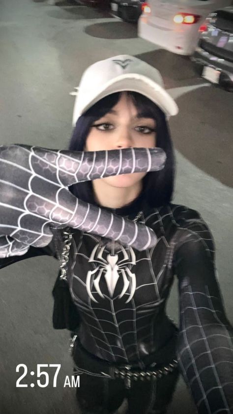 Black Spiderman Costume, Spider Women, Spiderman Girl, Spiderman Outfit, Spiderman Suits, Spiderman Costume, Black Spiderman, Spider Girl, Halloween Costume Outfits