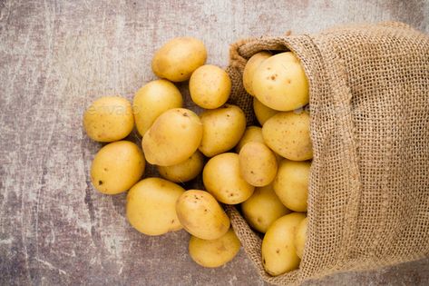 Sack of fresh raw potatoes on wooden background, top view. by GitaKulinica. Sack of fresh raw potatoes on wooden background, top view. #Sponsored #raw, #potatoes, #Sack, #fresh Raw Potato, Photo Window, Photo Texture, Wooden Background, Abstract Photos, Top View, Marketing Strategy, Potato, Marketing