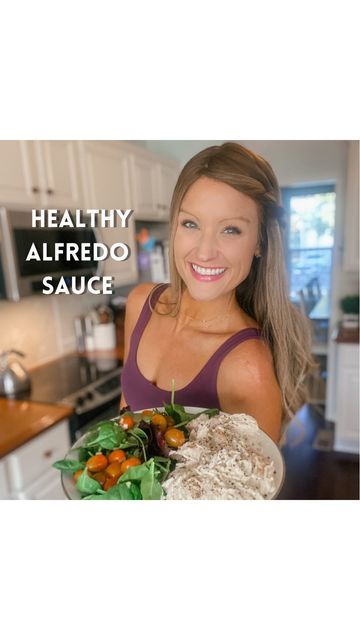 Katie Moore Wellness, Katie Moore, Katie Moore Wellness Recipes, Healthy Alfredo Sauce, Dairy Free Alfredo Sauce, Pasta Substitute, Heart Of Palm, Delicious Veggies, Raw Cashews