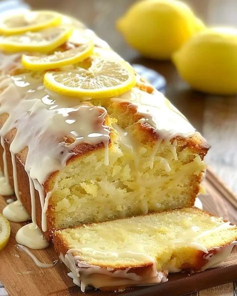 Lemon Glaze Cake Recipe: Simple & Delicious - optimal recipes Lemon Icing Glaze, Lemon Breakfast Cake, Lemon Glaze Cake, Lemon Muffin Recipes, Breakfast Cake Recipes, Glaze Cake, Lemon Recipe, Lemon Icing, Lemon Muffins