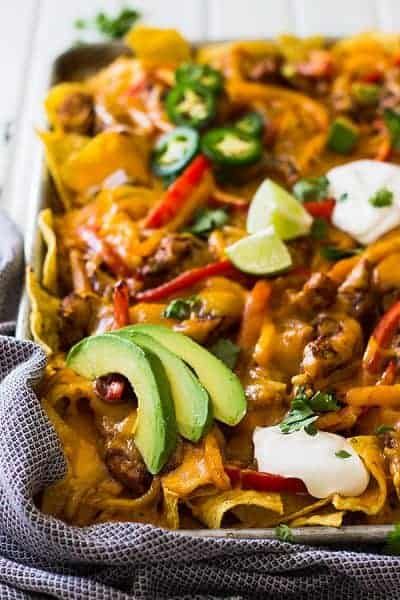 Slow Cooker Asian Chicken Noodle Soup | Countryside Cravings Chicken Fajita Nachos, Fajita Nachos, Chewy Oatmeal Cookies Recipe, Southwestern Food, Upside Down Pizza, Fajita Mix, Homemade Guacamole Recipe, Sheet Pan Chicken, Pizza Casserole