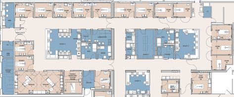 Shepley Bulfinch develops elegant design solution to address behavioral issues in emergency departments Out Patient Department Design, Emergency Department Design, Hospital Emergency, Smart Building, Community Hospital, Brand Architecture, Commercial Construction, Emergency Department, Construction Management