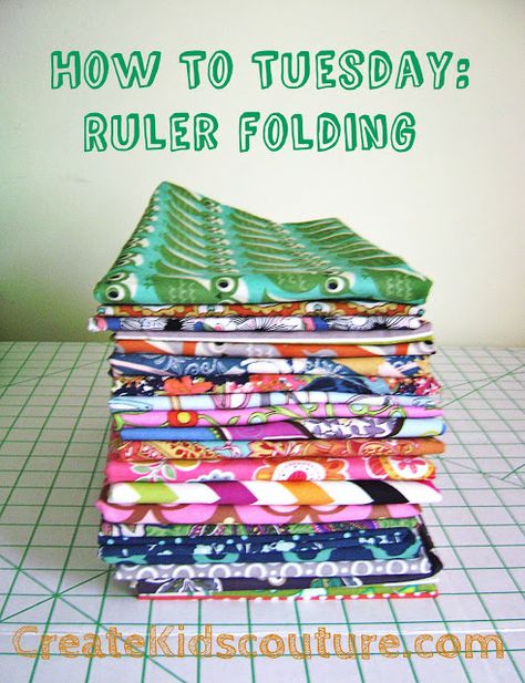 ruler folding your fabric Create Kids Couture, Sewing Room Inspiration, Sewing Room Storage, Sewing Spaces, Sewing Room Organization, Quilting Room, Trendy Sewing, Organize Fabric, Quilting Studio