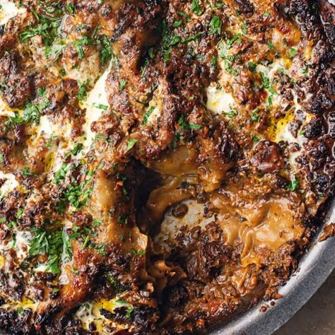 Mushroom Lasagne, Yotam Ottolenghi Recipes, Spicy Mushroom, Ottolenghi Recipes, Ragu Recipe, Lasagne Recipes, Yotam Ottolenghi, Meat And Cheese, Mushroom Recipes