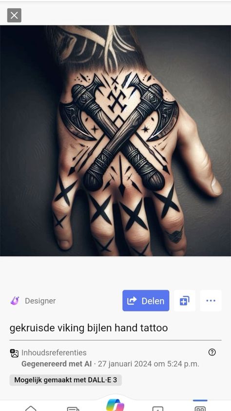 Viking Hand Tattoo Ideas, Cool Viking Tattoos, Norse Traditional Tattoo, Pagan Back Tattoo, Swedish Tattoo Ideas Men, Nordic Hand Tattoos For Guys, Norse Pagan Tattoo For Men, Viking Head Tattoos For Men, Viking Hand Tattoos For Guys