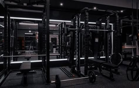 Black Luxury House, Mafia House Aesthetic, Black Room Design, Dark Modern House, King Of Wrath, Gym Design Interior, House Gym, Luxury Gym, Italian Romance