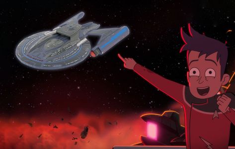 April Brings LOWER DECKS' Updated USS TITAN to the STAR TREK Starships Fleet — Plus Ships From STARGATE and THE EXPANSE • TrekCore.com Uss Titan, Star Trek Lower Decks Mariner, Lower Decks Star Trek, Star Trek Lower Decks Ship, Lower Decks, Star Trek Lower Decks Poster, 32nd Century Starfleet Ships, Deanna Troi, New Titan