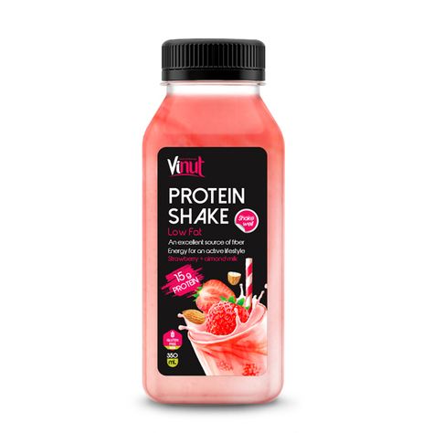 #FruitJuiceDrinks 350ml Bottled Strawberry & Almond milk High Protein Shake Check more at https://vinutbeverage.com/products/fruit-juice-drinks/350ml-bottled-strawberry-almond-milk-high-protein-shake/ Shake Packaging, Protein Juice, Strawberry Almond Milk, Best Juice, Diet Protein, Juice Company, Kids Juice, Protein Smoothies, Strawberry Almond