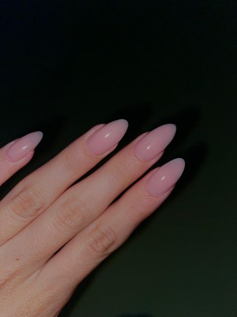 Pinky Nude Nails Almond, Chubby Hands Nails, Pinky Nude Nails, Simple Nude Nails, It Girl Nails, Deleted Pins, Neutral Nails Acrylic, Soft Pink Nails, Delete Pin