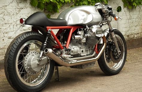 Moto Guzzi Cafe Racer, Moto Guzzi Motorcycles, Cafe Racer Style, Cafe Bike, Cafe Racing, Italian Motorcycles, Honda Cb750, Cafe Racer Bikes, Beautiful Bike