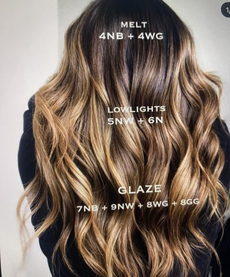 Redken Formulas, Shades Eq Formulas, Toner Formulas, Sunkissed Hair Brunette, Sunkissed Hair, Baylage Hair, Hair Formulas, Redken Hair Color, Redken Shades