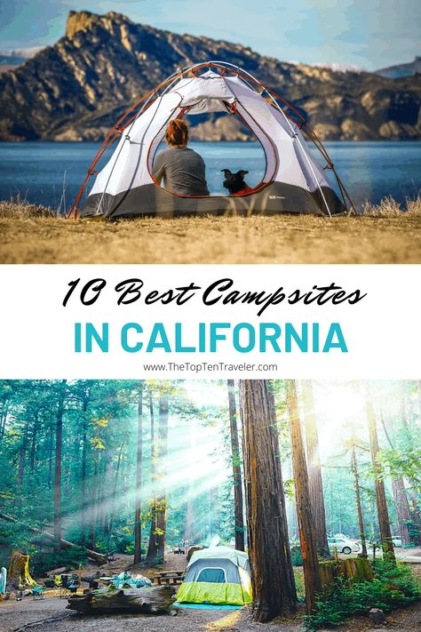 10 Best Campsites In California - The Top Ten Traveler Camping California, Southern California Camping, Camping Road Trip, Lakes In California, Channel Islands National Park, California Camping, Best Campgrounds, Camping Places, Fall Camping