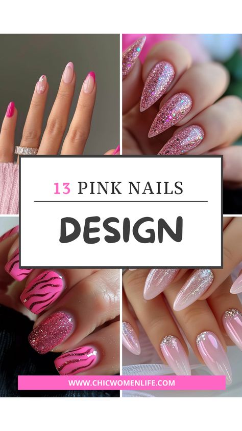 12 pink & white nail designs you’ll want to copy Pink Nails Ideas Almond, Pink White Nail Designs, Pink Nails Ideas, White Summer Nails, White Chrome Nails, Pink White Nails, Baby Pink Nails, Summer Nails Beach, Heart Nail Designs