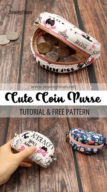 Change Purses To Sew, Coin Purse Sewing Pattern Free, Sewn Coin Purse, Coin Pouches Diy, Faux Leather Coin Purse Diy, Coin Purses Diy Easy, Small Coin Purse Pattern Free Sewing, Purse Diy Pattern, Coin Pouch Sewing Pattern