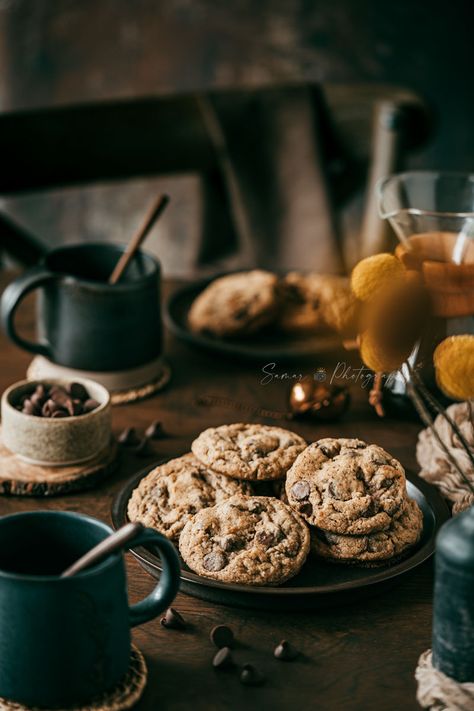 les cookies sans oeuf recette facile Dark Food, Dark Food Photography, Samar, Sans Gluten, Sweet Recipes, Cookies Et Biscuits, Food Photography, Biscuits, Cereal