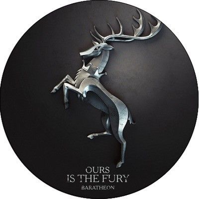 Ours is the Fury Baratheon Sigil Baratheon Tattoo, Baratheon Jewelry, Renly Baratheon Art, House Baratheon Sigil, Baratheon Sigil, Game Of Thrones House Baratheon, The Fury, Games Of Thrones, Tattoos