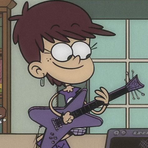 Luna Loud Icon, The Loud House Luna, Luna Loud, Lynn Loud, Loud House Characters, Loud House, Home Icon, Cartoon Icons, Iconic Characters