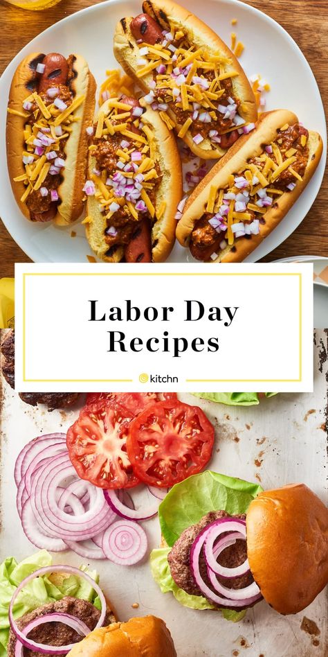 Here’s Every Single Labor Day Cookout Recipe in One Place Labor Day Cookout, Labor Day Recipes, Bbq Potluck, Cookout Recipes, Steak Kebabs, Pitcher Cocktails, Chili Dog, Feel Good Food, Cookout Food