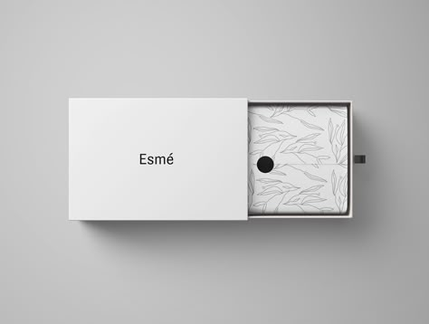 Esme - Natural, Vegan, Skincare / Branding + Identity on Behance Luxury Product Packaging, Luxury Box Packaging, Branding Design Ideas, Jewelry Packaging Design, Luxury Packaging Design, Skincare Branding, Packaging Design Ideas, Skincare Packaging, Branding Design Packaging