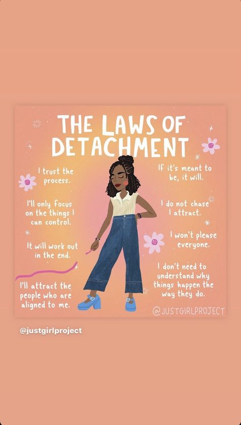 Detachment Tips, Law Of Detachment Affirmations, Laws Of Detachment, Detachment Affirmations, Detachment Quotes, Law Of Detachment, Goals To Set, Goals Ideas, Emotional Detachment